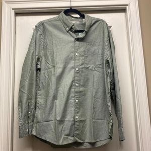 NWT Hawker Rye Long Sleeve Oxford Shirt Olive